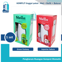 Dispenser Parfum Pengharum Ruangan Semprot Otomatis Alat Stella Matic + refill 225ml