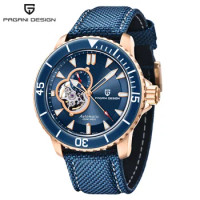 PAGANI DESIGN Seiko NH39 Men Mechanical Watches Fashion Simple Sports Watch Sapphire Glass AR Coating 100MWaterproof Chronograph