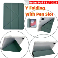 Sarung Akrilik, Untuk Redmi Pad 2 Pad2 11inci 2025 Xiaomi Pad MiPad 2 11 2025, Dengan Pen dan Pensel