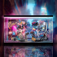 [AOWOBOX] eStream Re 從零開始的異世界生活 雷姆 拉姆 霓虹都市 雙入 專用主題展示盒