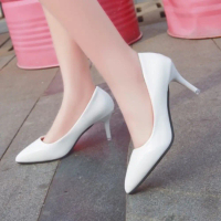 [MSIA ready stock] Phoenix shine women high heels soft shoes kasut Tinggi Perempuan Wanita office la