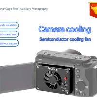 Cooling fan suitable for Sony ZVE1/A6700 Canon R8 Fuji camera live shooting cooling semiconductor cooling fan