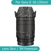 SEL18135 Camera Lens Sticker Coat Wrap Protective Film Body Protector Decal Skin For Sony E 18-135 1