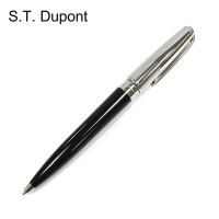 【S.T.Dupont 都彭】不鏽鋼 黑色 原子筆(485350)