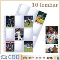 10 Lembar Sleeve Photocard A4 Transparan Sleeve Binder  9p Binder Photocard A4 Collection Album Page