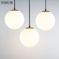 北歐創意個性現代簡約北歐工業風咖啡廳餐廳吧臺圓球吊燈單頭吊燈