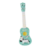 Guitar Toy Portable Kids Toy Ukulele Musical Instrument Toy for Preschoolers Boys Girls Beginner Birthday Gifts Children