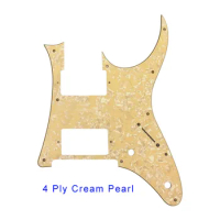 Feiman Guitar Parts - For 10 Hole Screws MIJ Ibanez RG 2550Z Guitar Pickguard Humbucker HH Pickup Scratch Plate,Many Colors