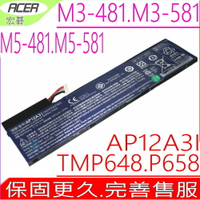 ACER 電池原裝 宏碁  AP12A3I  M3 M3-581TG M5 M50  3ICP7/67/90 P645 P645-M TMP645-M P645-S P645-SG P658 TMP658
