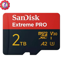 SanDisk 2TB 2T microSD【250MB/s Extreme Pro】microSDXC micro SD SDXC 4K U3 A2 V30手機記憶卡