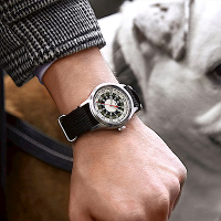 TIMEX x TODD SNYDER聯名限量MOD 摩登輪盤手錶-黑銀/40mm