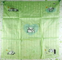 【震撼精品百貨】たれぱんだ 趴趴熊 絲巾-綠條紋 震撼日式精品百貨
