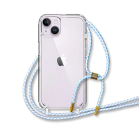 【o-one】Apple iPhone 14 Plus 6.7吋 軍功II防摔斜背式掛繩手機殼