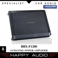 Power Amplifier 4 Channel Alpine BBX-F1200 Class AB 1200 Watt Max Power Original