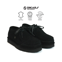 DIKARS - Volta Black - Sepatu Wallabee 1960s Suede Original
