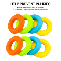 Silicone Hand Grip Ring Strength Training Expander Hand Grip Rubber Ring Exerciser Muscel Power Training Fitness Equipment
