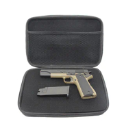 Tactical Military Pistol Gun Case Shooting Range Sports Handgun Bag for Glock 17 19 Beretta M9 1911 Shockproof Padded Case