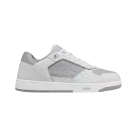 Christian Dior B27 D Gravity Low Top Sneakers Grained Calfskin White Grey