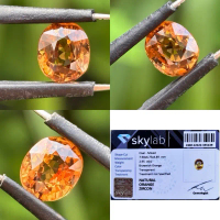 Natural Orange Zircon 2.95Crt memo Skylab