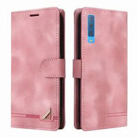 For Samsung Galaxy A7 2018 Case Matte Leather Bags Case For Samsung A7 2018 Phone Cases Galaxy A7 2018 Flip Wallet Cover