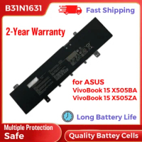 B31N1631 Battery Replacement for Asus VivoBook 15 X505BA VivoBook 15 X505ZA Laptop Computers Long Battery Life 11.52V 42Wh