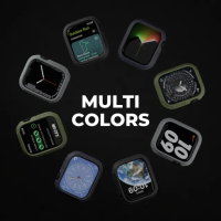 【Elkson】Apple Watch Series 9/8/7 Quattro 2.0 軍規級防水耐震保護殼-45mm-5色(一體成形4g極致輕量)