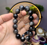 Gelang Batu Perak Alami Asli Pria Dan Wanita Dengan Mata Petir