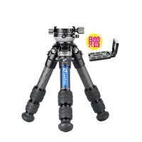 【Leofoto 徠圖】LS-223CEX快速水平半球碳纖維三腳架-含RH-0全景夾座(彩宣總代理)