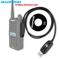 Baofeng UV-9R USB Programming Cable Driver CD Waterproof For BaoFeng UV-9R Pro UV9R Plus GT-3WP UV-5S Waterproof Walkie Talkie