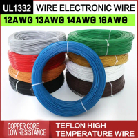 Dây điện UL1332 12AWG/13AWG/14AWG/16AWG Teflon chịu nhiệt cao, dây bọc fluoroplastic, dây điện trở t