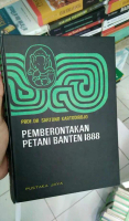 Pemberontakan Petani Banten 1888 - Sartono Kartodirjo