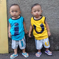 SETELAN BAJU ANAK UPIN IPIN SINGLET UNTUK ANAK 2-10 TAHUN BISA COD