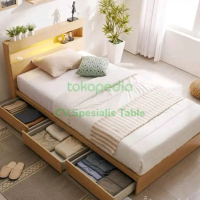 ranjang,dipan minimalis laci 120x200