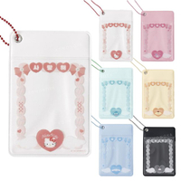 小禮堂 Sanrio 三麗鷗 透明拍立得收納卡套 (韓文款) 大耳狗 Kitty 酷洛米