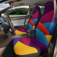 Abstract Car Seat Covers Car Seat Accessory Retro Mod Car Decor Vehicle Hippie Van Seat Cover Car Gift