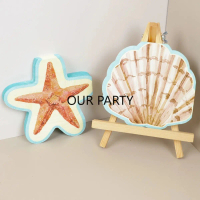 A Like  20Pcs/bag Ocean Theme Starfish Shell Paper Napkins Disposable Tissues for Kids Girl Birthday