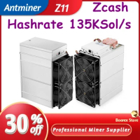 Bitmain AntMiner Z11 Equihash Algorithm ZEC Miner Hash Rate 135K For A Power Consumption of 1416W Antminer All Model In Stock