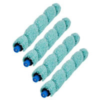 AD-4Pcs Floor Washing Robotic Cleaner Main Brush Replacement for Ilife W400 Floor Washing Robot Parts Accessories