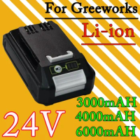 For Greenworks 3.0ah 4.0ah 6.0ah 24V Lithium Battery Bag 708 29842 Compatible With 20352 22232 Tools