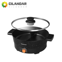 Plug-in Yuanyang electric hot pot multifunctional electric boiling pot household hot pot dormitory large capacity one basin