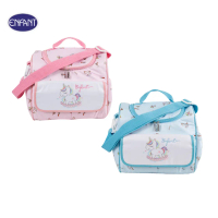 [พร้อมส่ง] กระเป๋าแม่ Enfant (Angfont) ลายยูนิคอร์น ผ้าฝ้าย ขนาด 17X30X32 ซม.