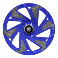 for Fashion style custom car rims royal blue carbon fiber forged aluminum alloy passenger car wheels for nio es8