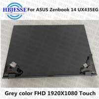 14'' original display with cover for Asus Zenbook 14 Ultralight UX435 UX435EG Touch LCD screen assembly FHD 1920X1080