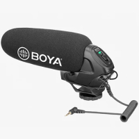 BOYA BM3030 Condenser Microphone On Camera MIC Wired 3.5mm Recording Studio Voice For Canon Youtube Professional Microphone