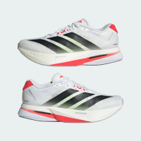 【adidas 愛迪達】ADIZERO BOSTON 13 跑鞋 男鞋 跑鞋 輕量 慢跑鞋 白黑紅(JS4932)