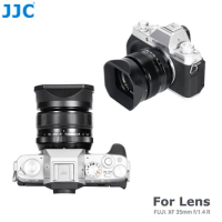 JJC XF 35mm F1.4 R Lens Hood Compatible with Fujifilm XF 35mm f/1.4 R Lens for Fuji XT5 XT4 XT3 XH2 XH2S XT30II XT30 XE4 XPRO3