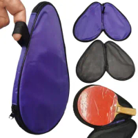 with Belt Table Tennis Rackets Case Tool Purple Calabash Shape Ping Pong Paddles Bag Oxford Training Racket Sleeves