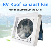 TYTXRV Trailer Accessories Manual Exhaust fan 14' 12V CE UV Resistant ABS Ventilation heat dissipation For Caravan Motorhome RV