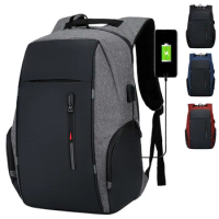 Man Backpack 15.6 Inch Laptop Men'S Business Backpacks Notebook Casual Multifunction Waterproof High Quality School Bag For Men