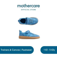 Mothercare Blue Trainers - Sepatu Sneakers Anak Laki-laki (Biru) 2 1/2 - 3Y Biru